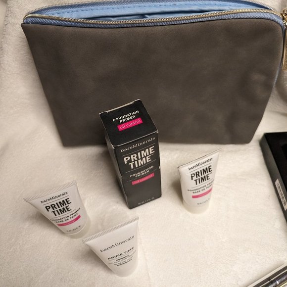 bareMinerals Bundle Prime Time, Lash Domination, BareSkin, Invisible Light NEW - Picture 3 of 11